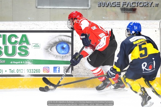 2019-10-26 Valpellice Bulldogs U17-Hockey Appiano 2314 Andrea Fornasetti